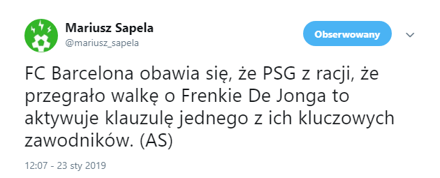 Barcelona OBAWIA SIĘ PSG :D